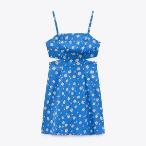 Zara Spaghetti Cut Out on Side Dress